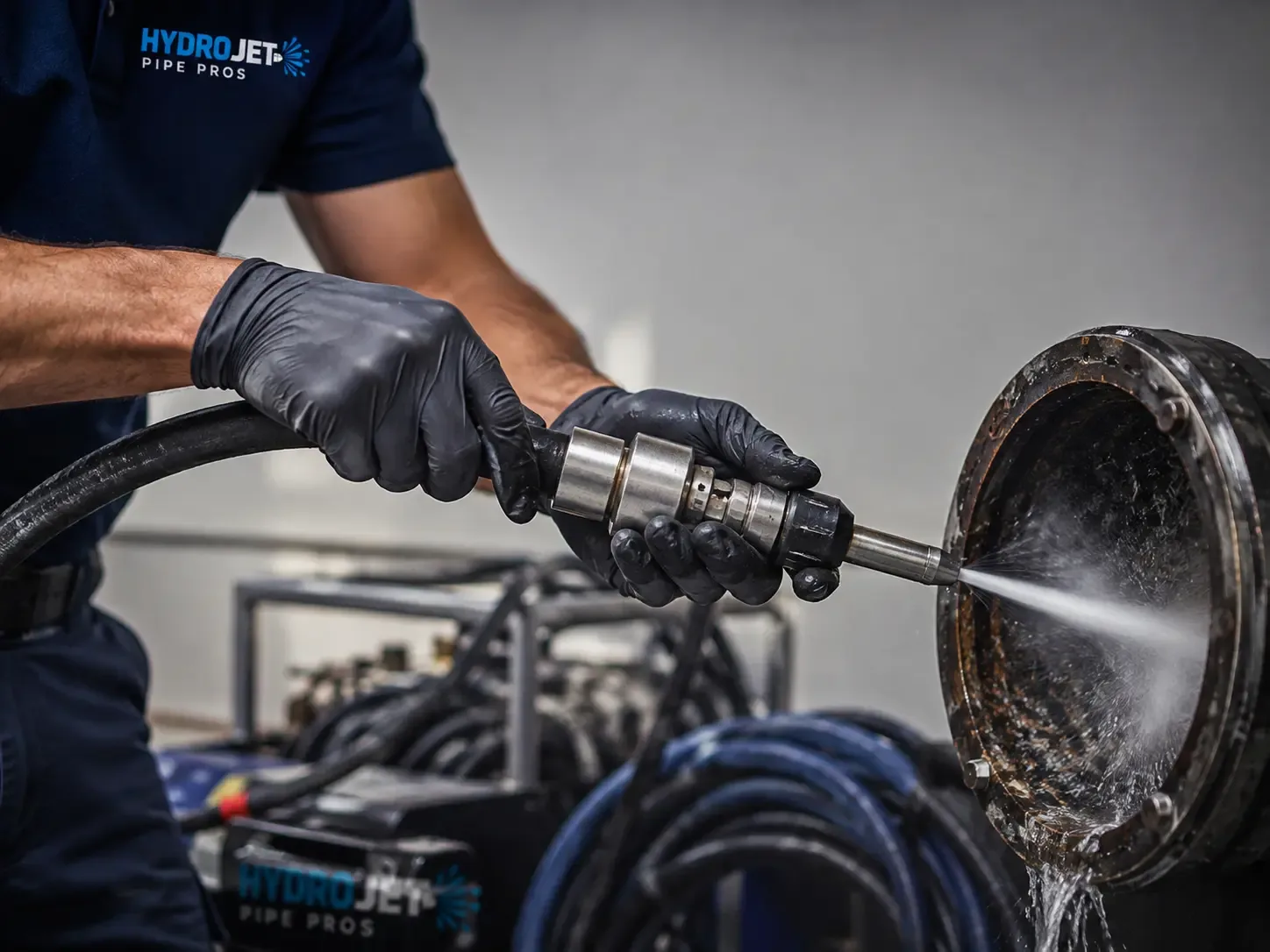 Hydro Jet Pipe Descaling in Grapeview, WA